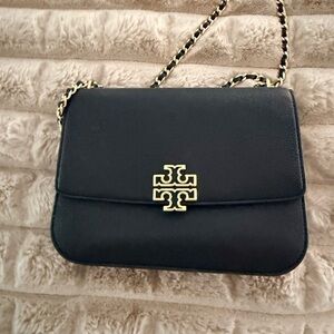 Black Leather Shoulder Bag